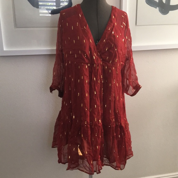 sezane red dress